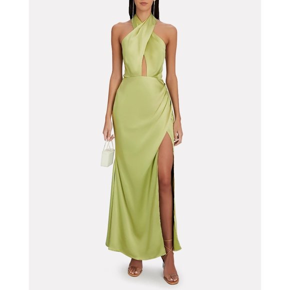 Elliatt Dresses & Skirts - ELLIATT Begonia Maxi Dress in Avocado Large